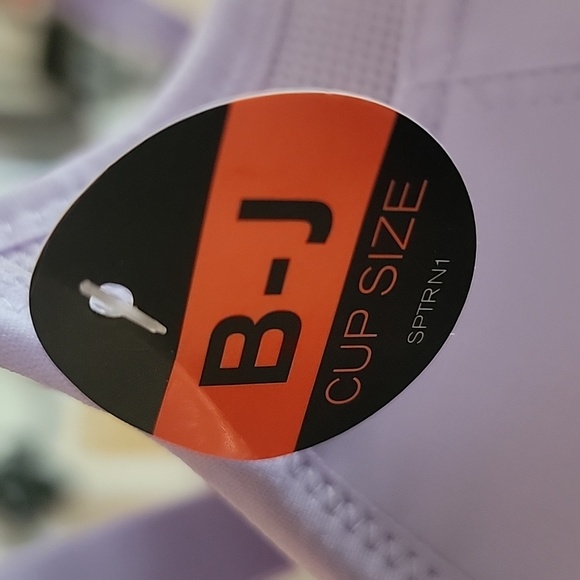 Panache Sport Non-Wired Sport Bra Lilac/Orange - Picture 6 of 9